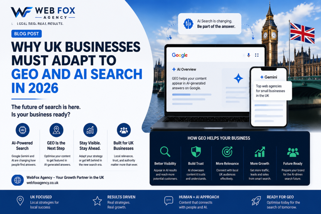 Why UK Businesses Must Adapt to GEO and AI Search in 2026 