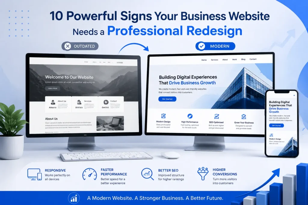 10 Powerful Signs Your Business Website Needs a Professional Redesign