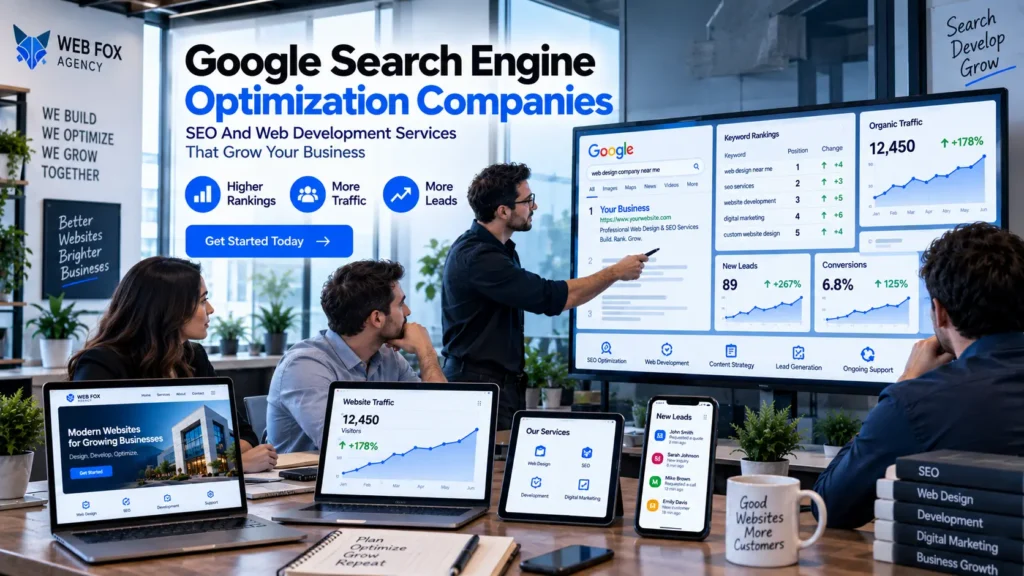 Google Search Engine Optimization Companies That Help Businesses Dominate Search Results